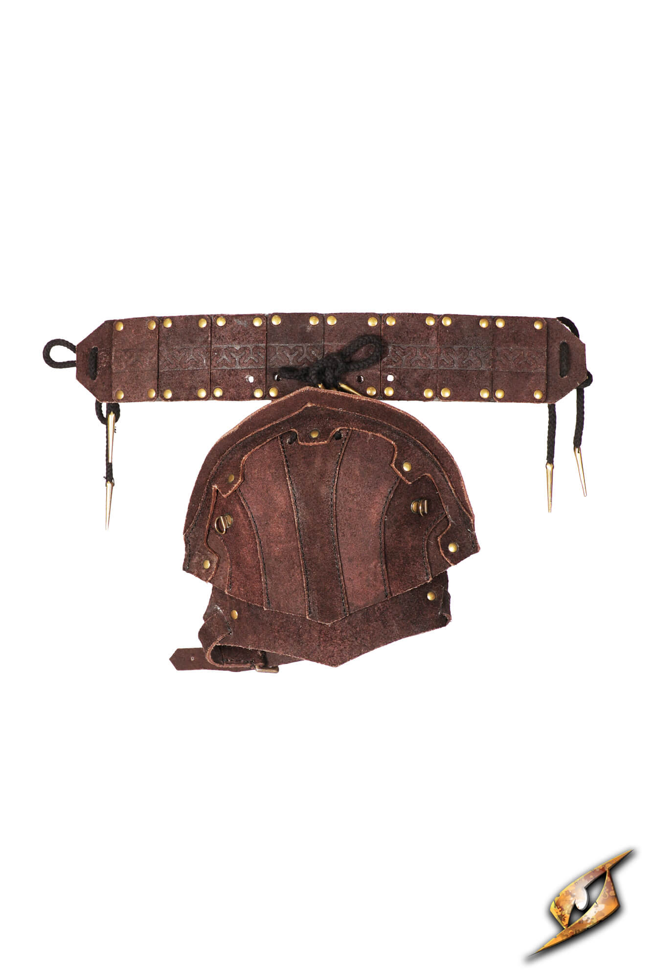Woodsman Suede Shoulder Armour