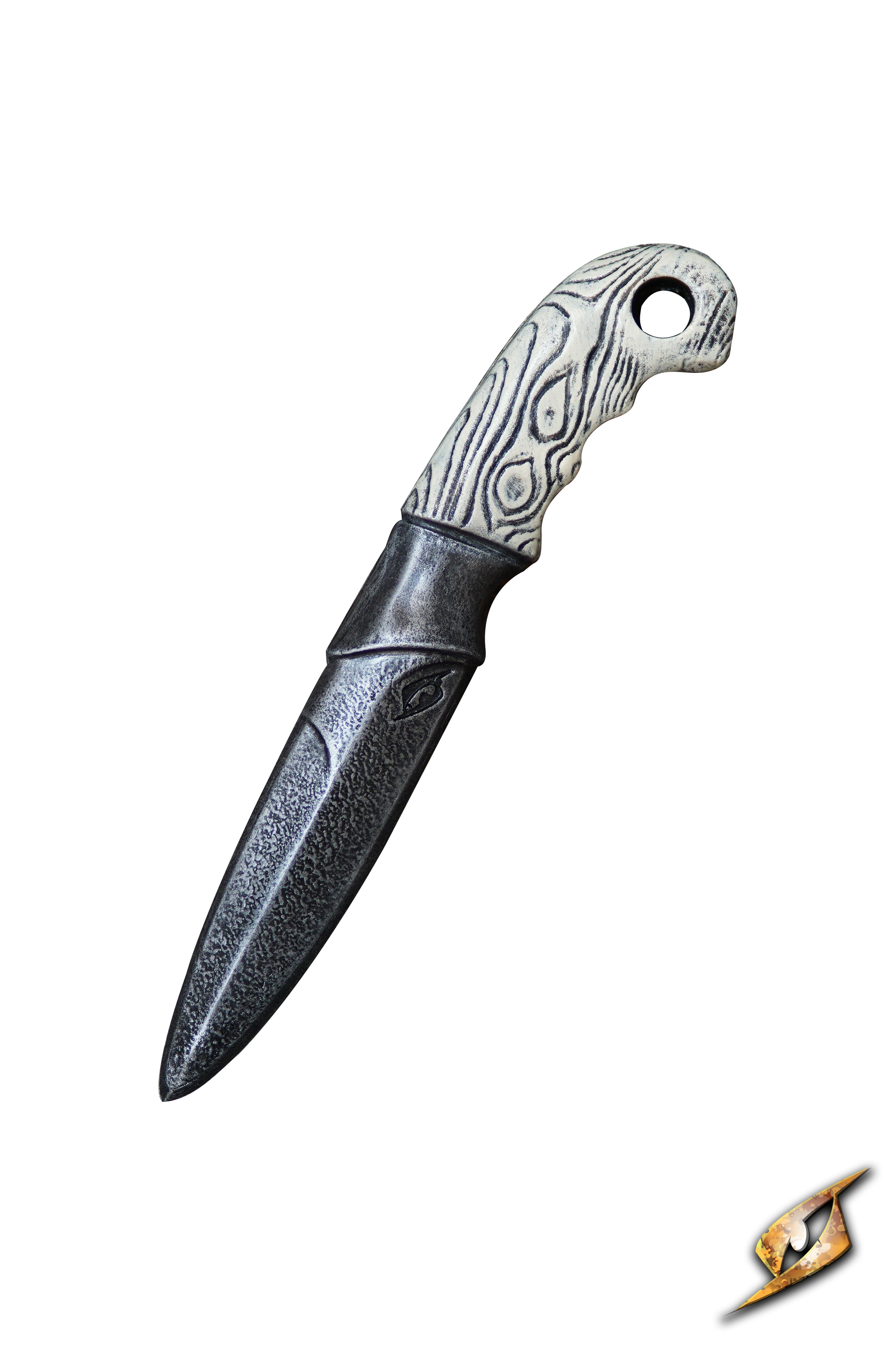 Woodsman Knife - 23 cm with a textured handle and sharp blade, perfect for outdoor adventures and woodland exploration.