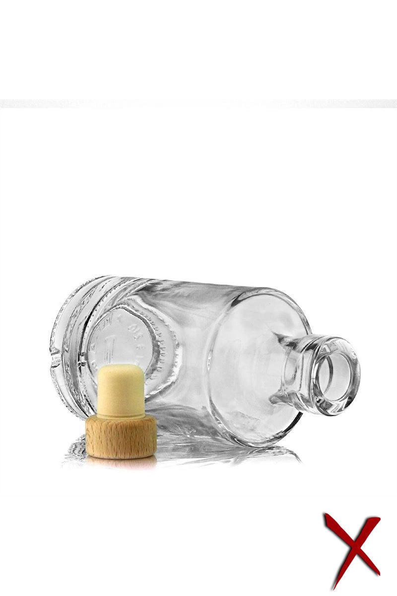Clear glass flask for the Potion of Adventure, perfect for storing potion ingredients.