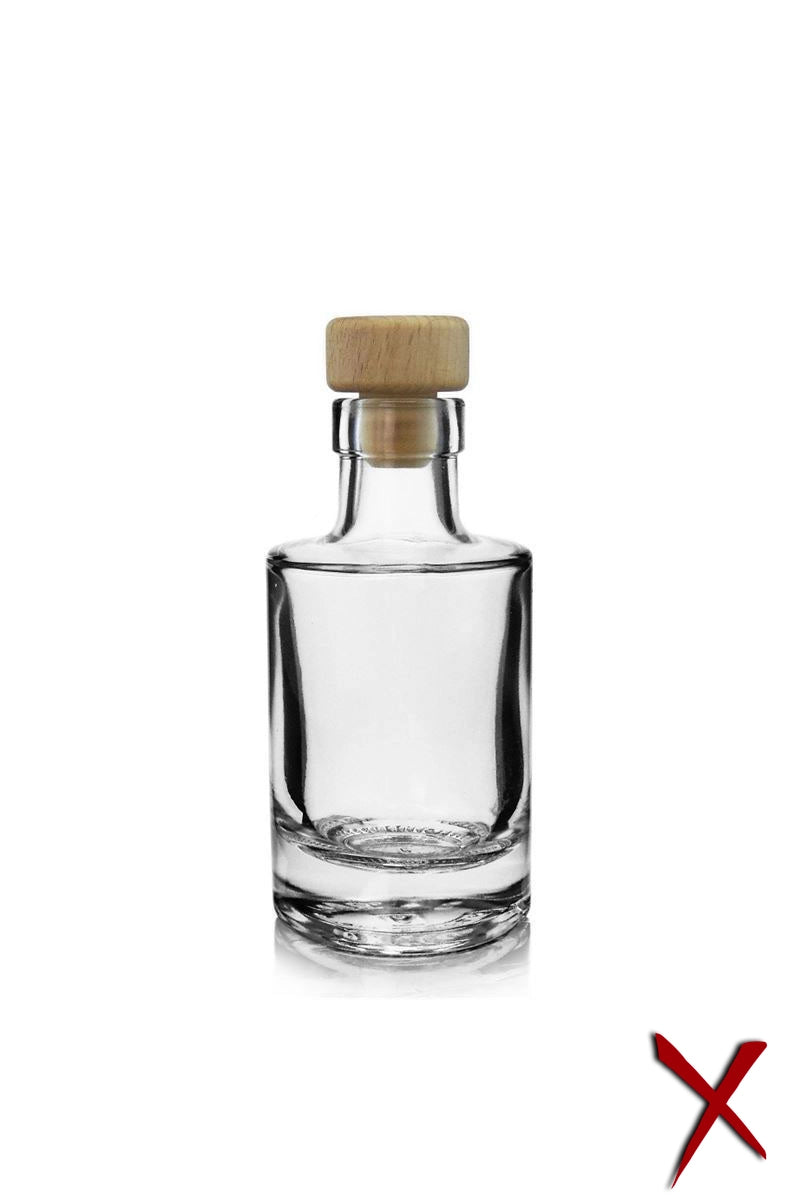 Clear glass flask for the Potion of Adventure, perfect for storing potion ingredients.