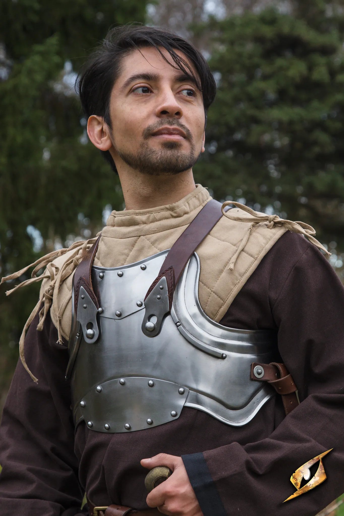 Merc Light Armour – Durable Leather and Steel Cuirass