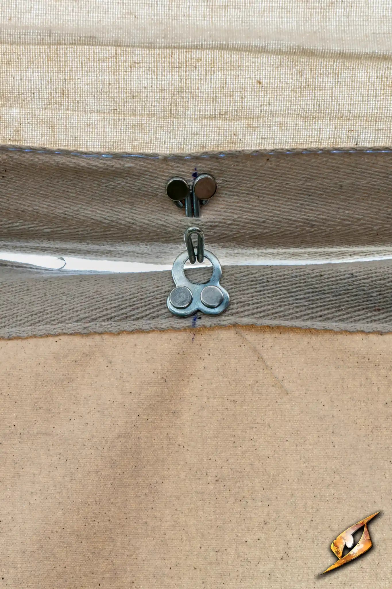 Marquee Tent - 4x4m close-up of zipper and fabric detailing for secure and durable shelter.