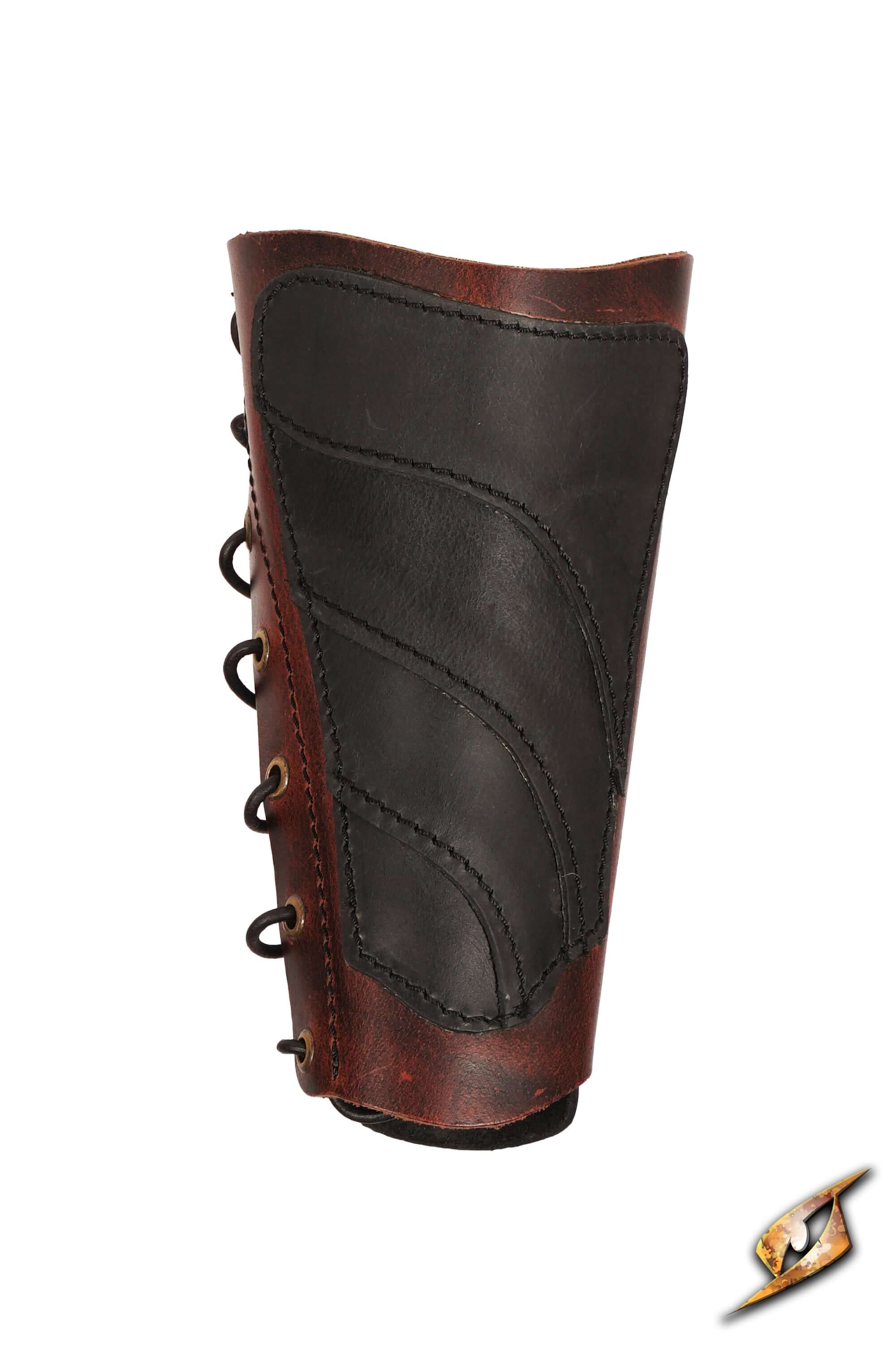 Glade Warden Bracer showcasing genuine leather design for archery performance and style.