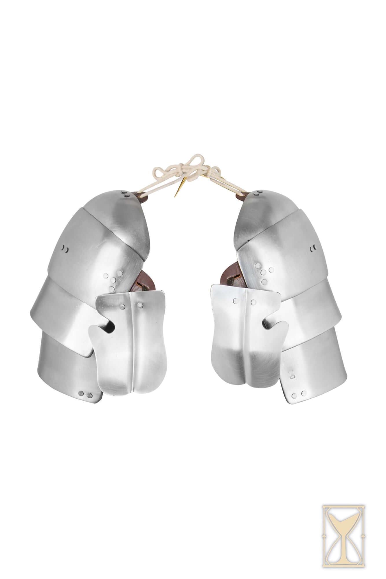 Landsknecht Spaulder - 1.6mm - Yoremade steel shoulder armor with distinctive silhouette.
