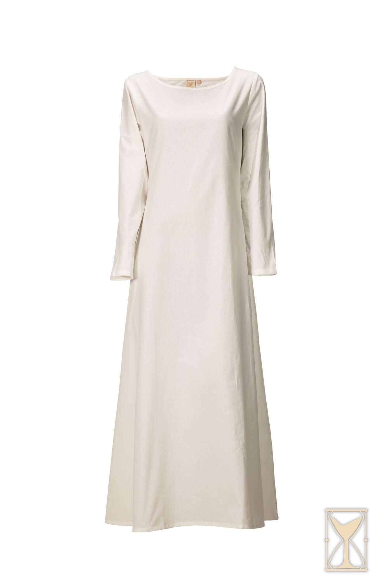 Chemise by Yoremade, a basic layer of a medieval woman's outfit made from light casement fabric.