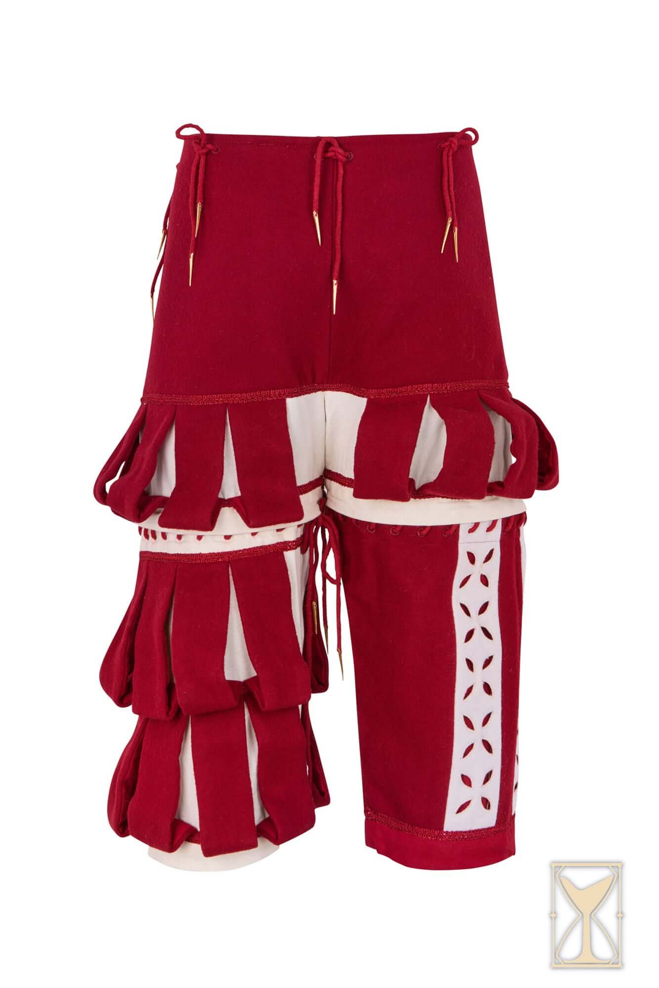 Landsknecht Breeches by Epic Armoury featuring bold slashes and a two-tone design, perfect for Renaissance fashion.