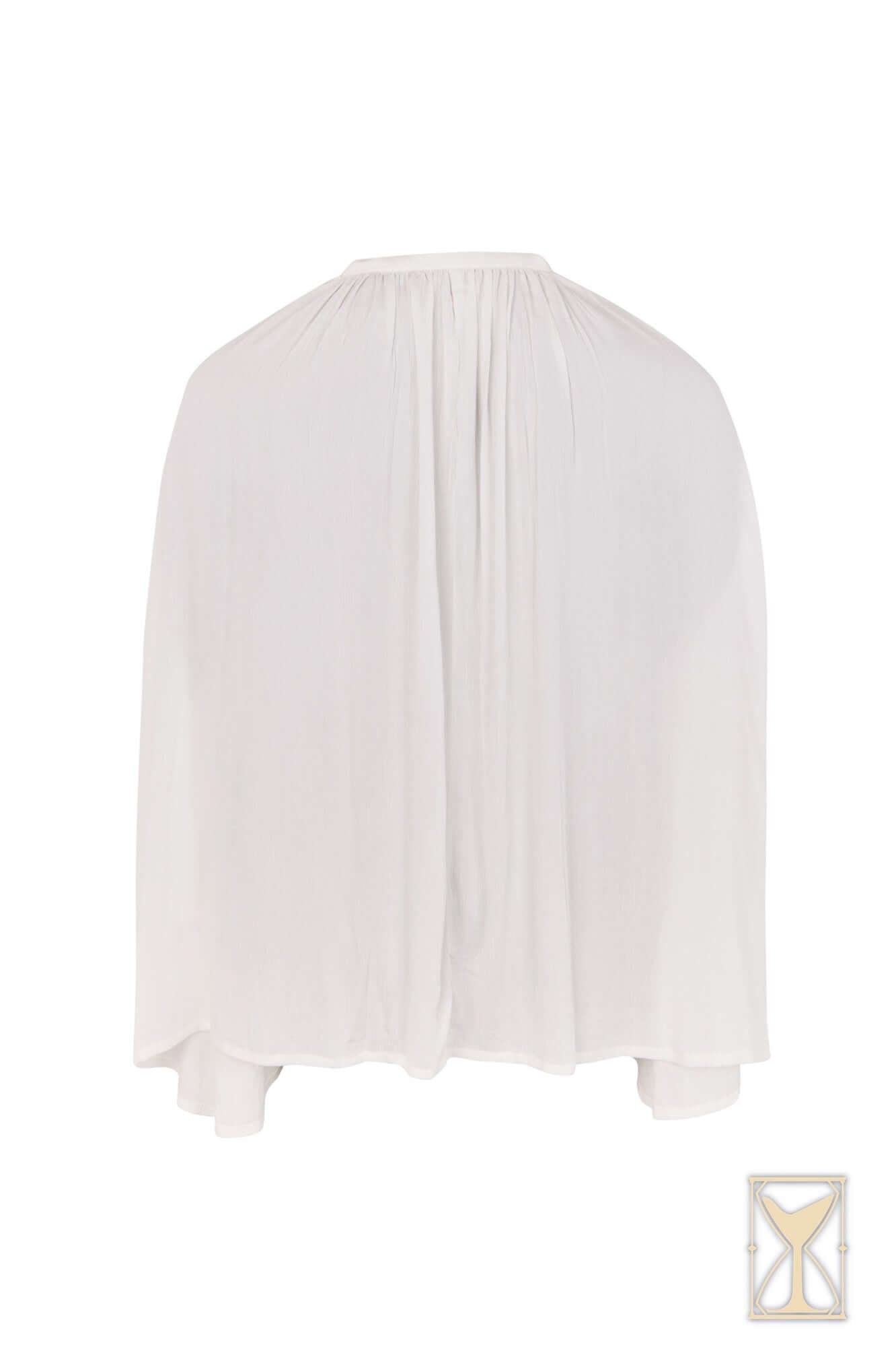 Back view of the Shirt Bartholomew, a relaxed-fit historical apparel piece for LARP and reenactment.