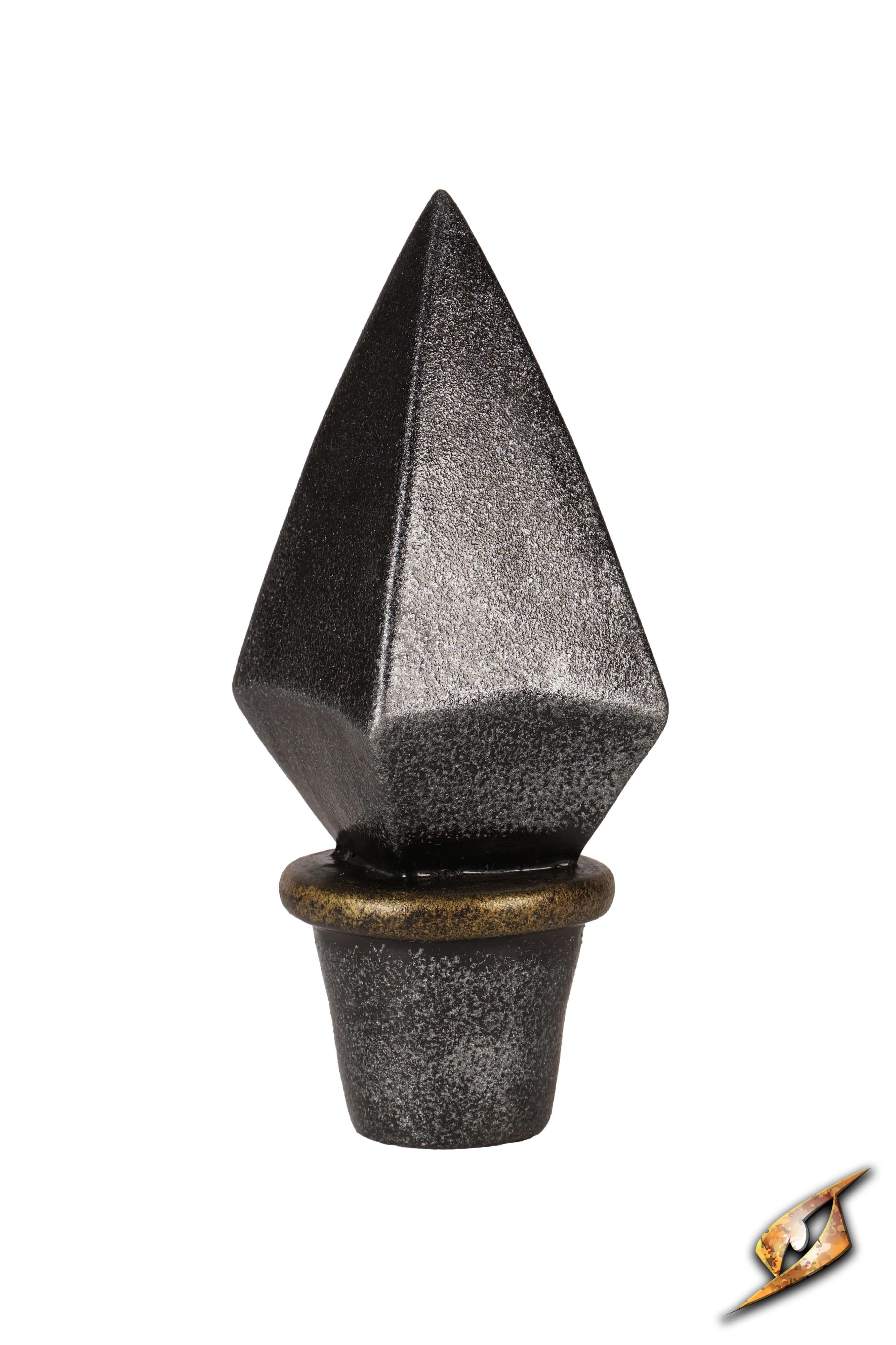 Battle Standard - Spear Top with sleek spear-like design for customizable battle standards.