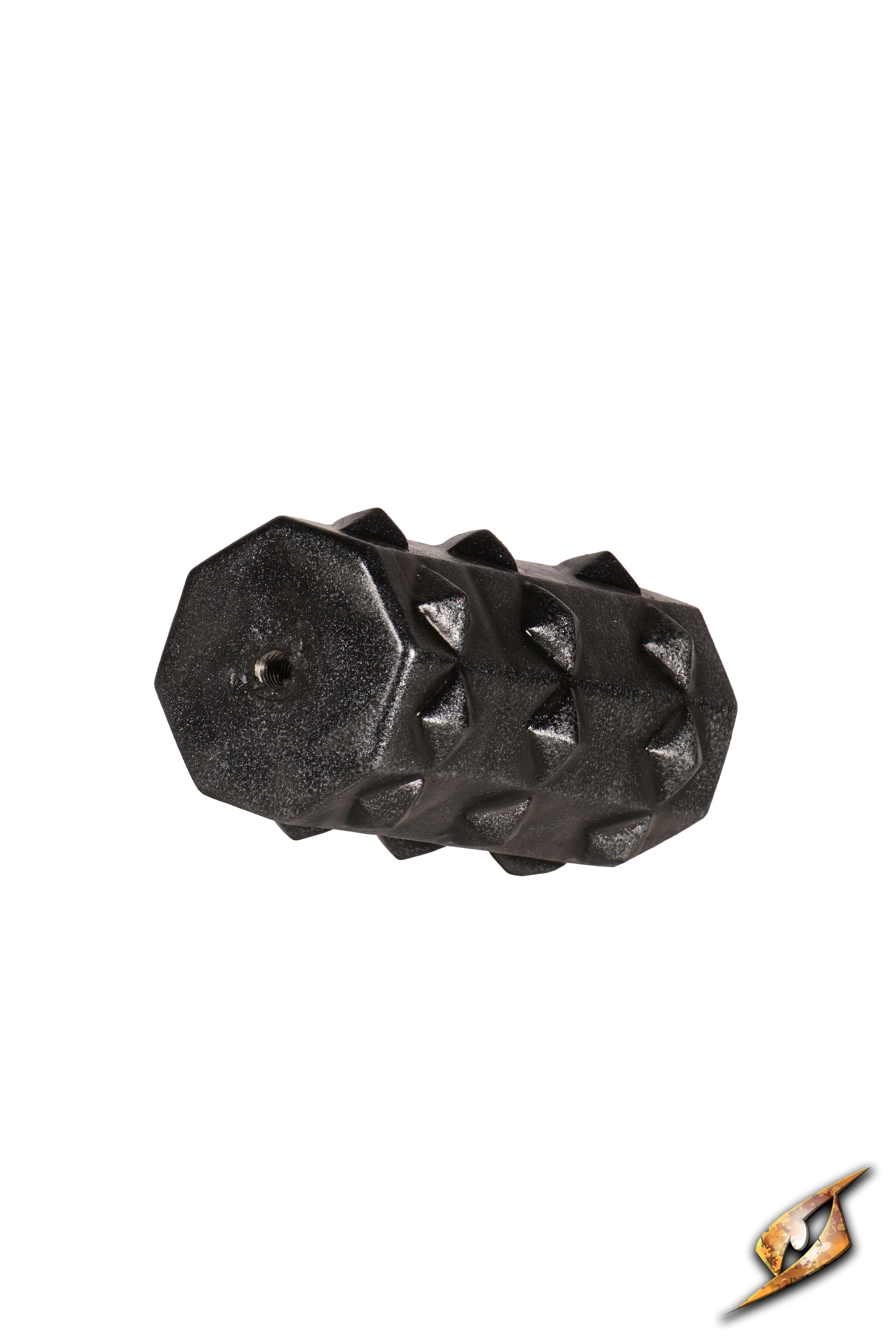 Battle Standard - Spiked Mace Top showcasing a spiked, hexagonal design, perfect for customizing your banner.