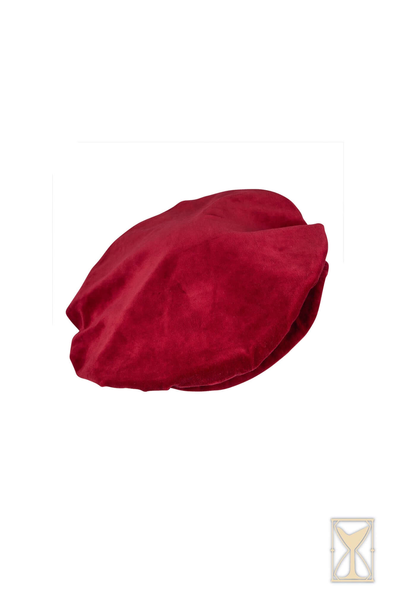 Beret Francisco - Rich red velvet beret inspired by 15th and 16th centuries fashion.