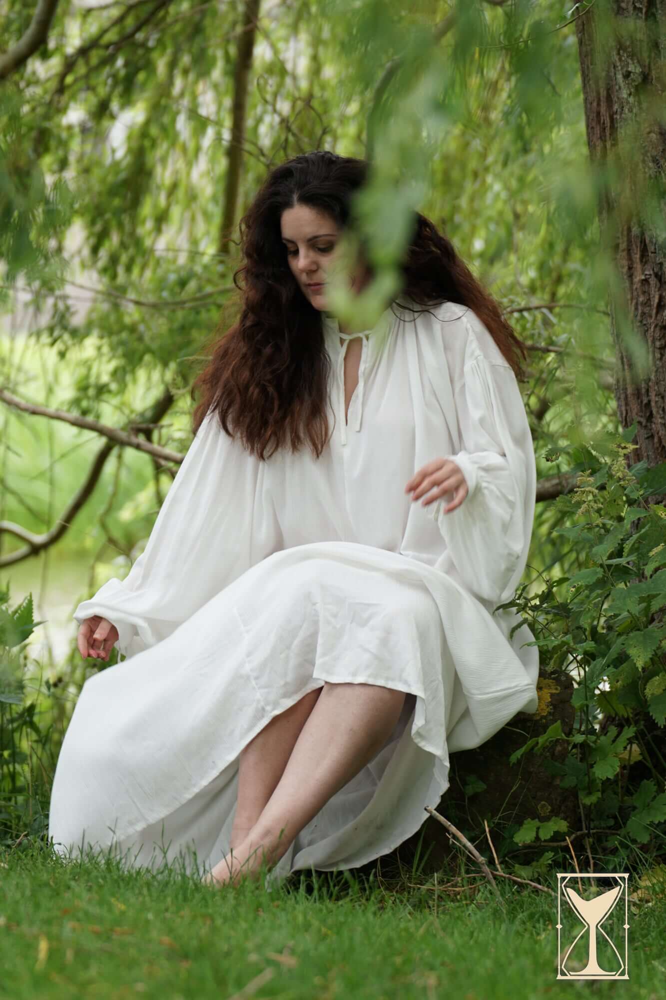 Smock Violet - Elegant Medieval Undergarment Smock Violet - Elegant Medieval Undergarment