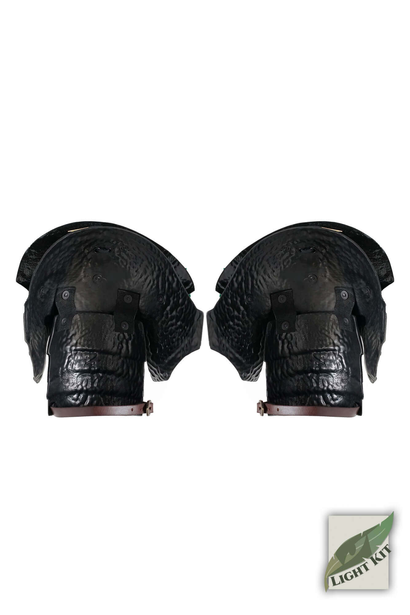 Captain Pauldrons - Light Kit, authentic Polyurea reproduction for fighters, showcasing an imposing yet lightweight design.