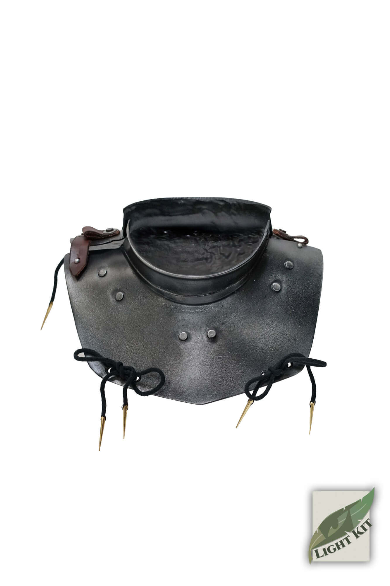 Captain Gorget - Light Kit, polyurea reproduction with standing collar and flared design for neck protection.