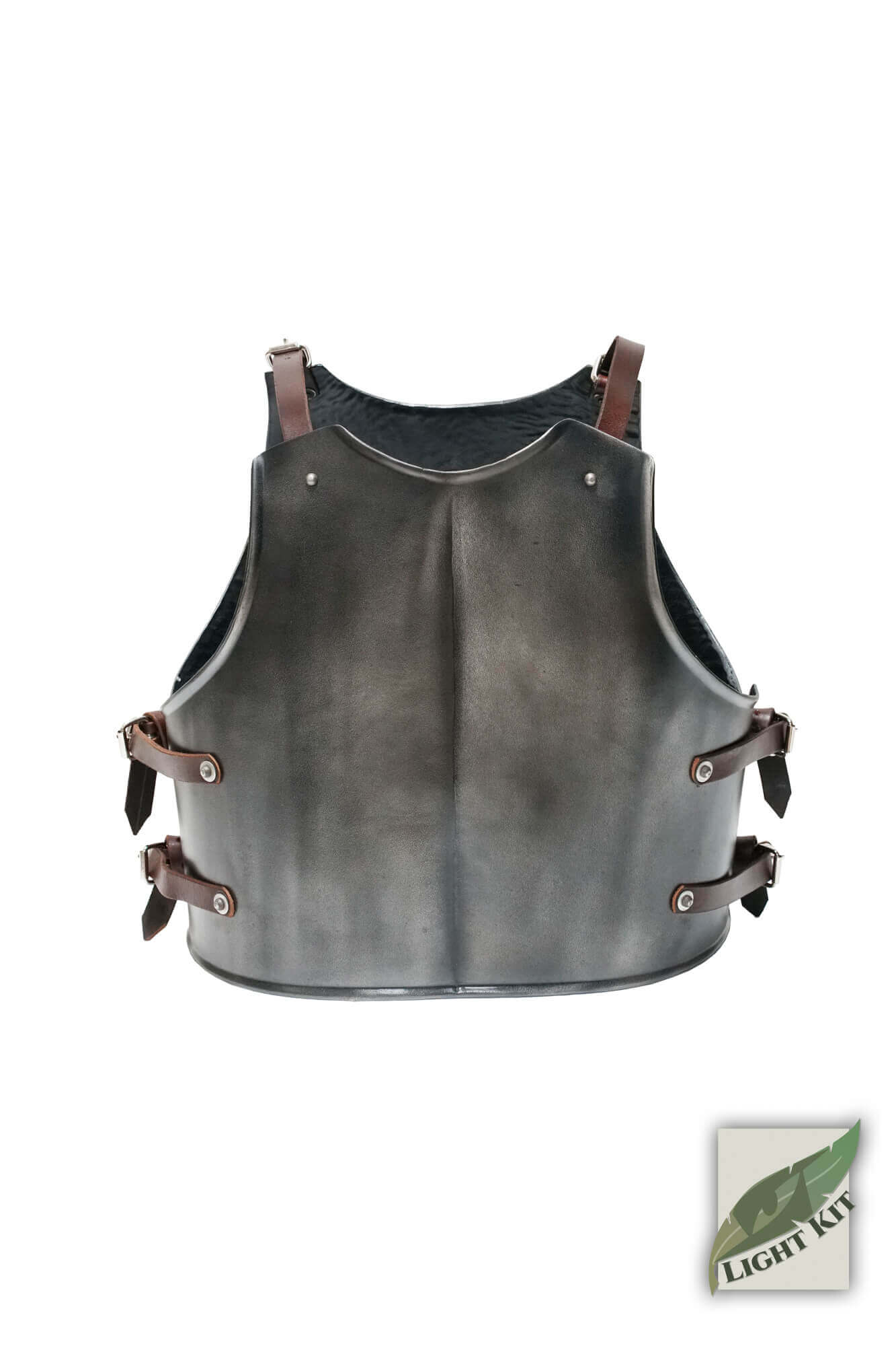 Image of Milanese Armour - Light Kit, showcasing a flexible and polished armor design with straps.