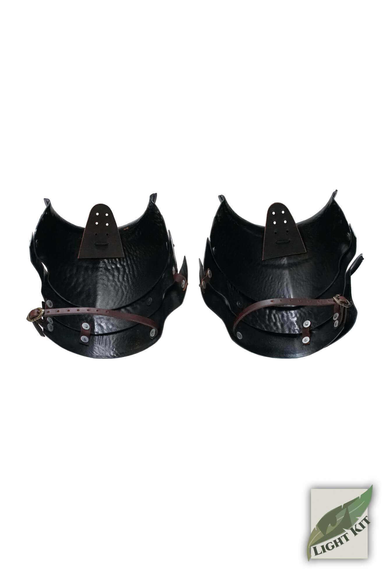 Milanese Pauldrons - Light Kit, high-density polyurea shoulder armor for agility and historical aesthetics.