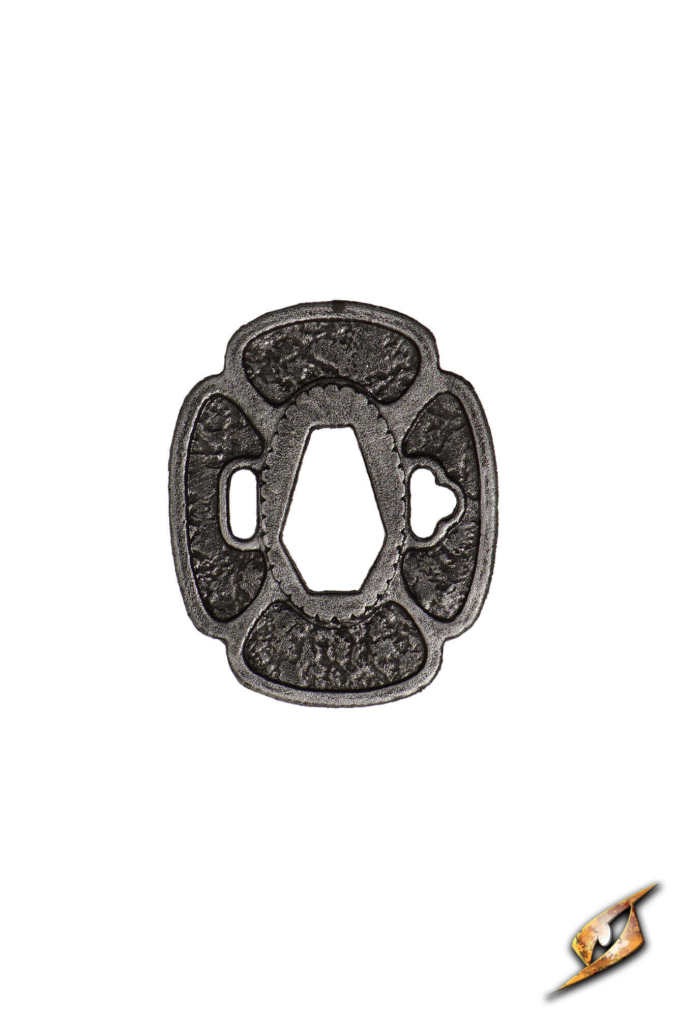 Mokko-gata Tsuba hand guard in flexible polyurethane for Ryugan Katana and Naginata Compact