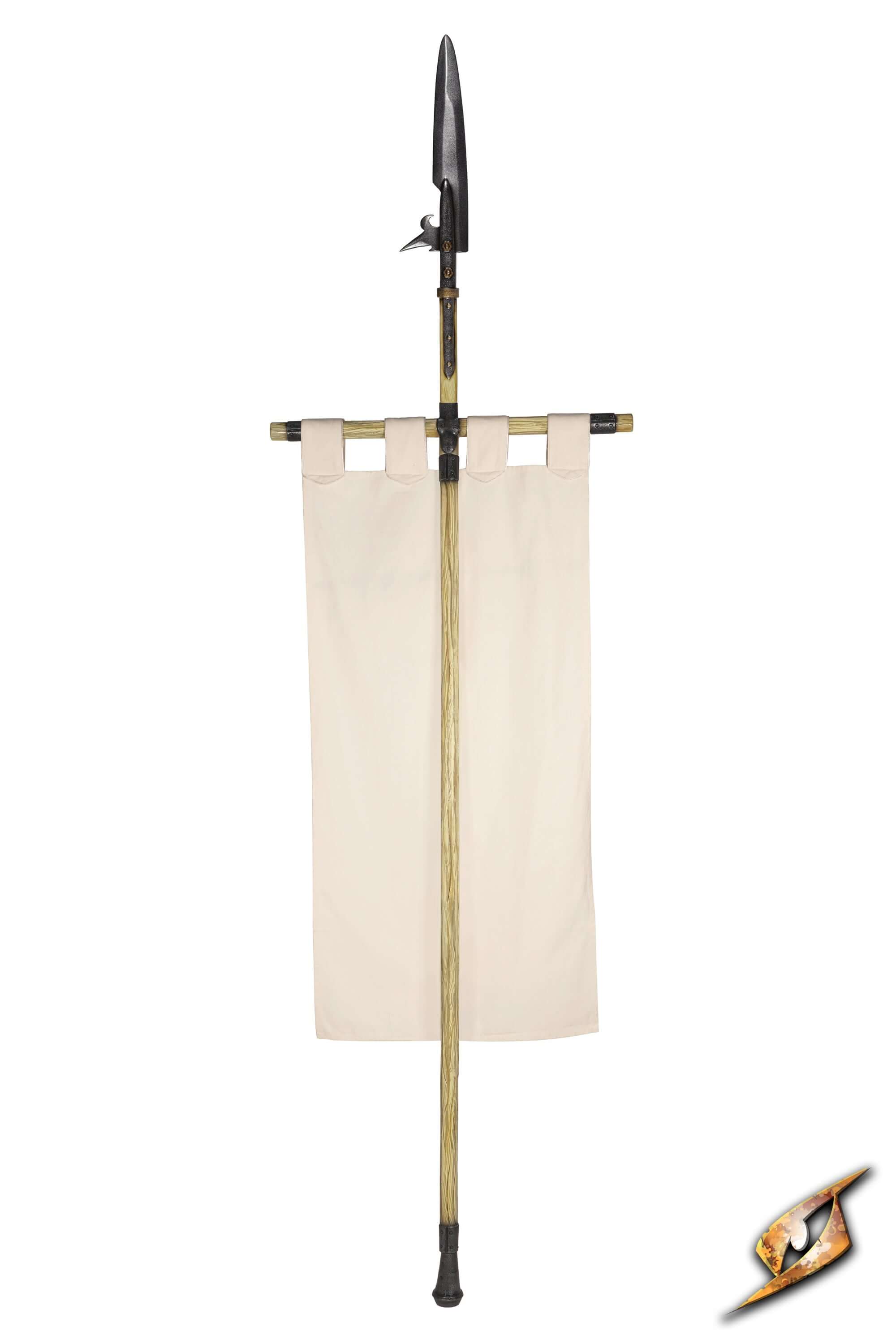 Complete Battle Standard Set - Fauchard Top with a curved blade and modular design.