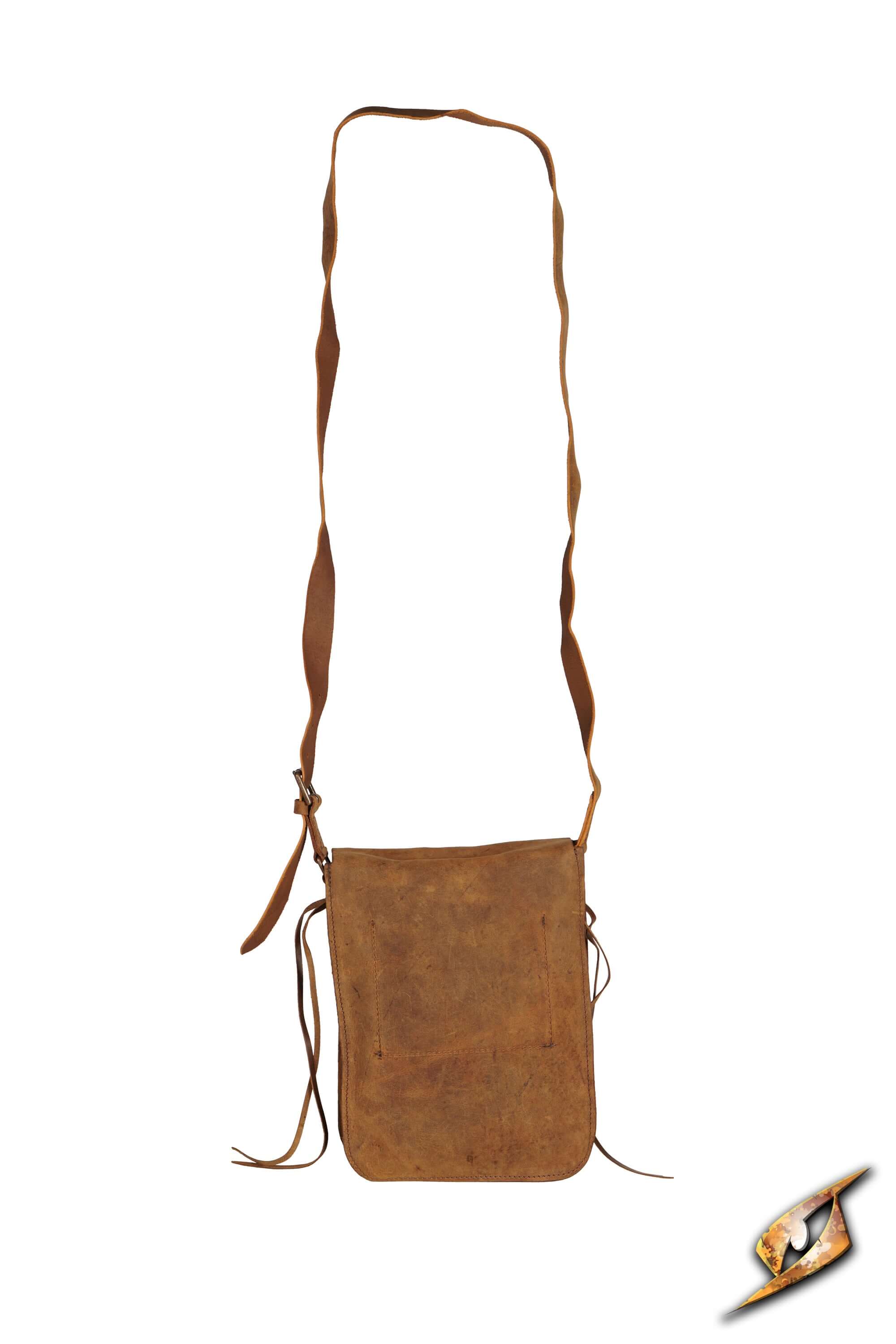 Traveler's Satchel – Pull-Up Leather, rugged everyday bag for festivals and reenactments, made from durable oily leather.