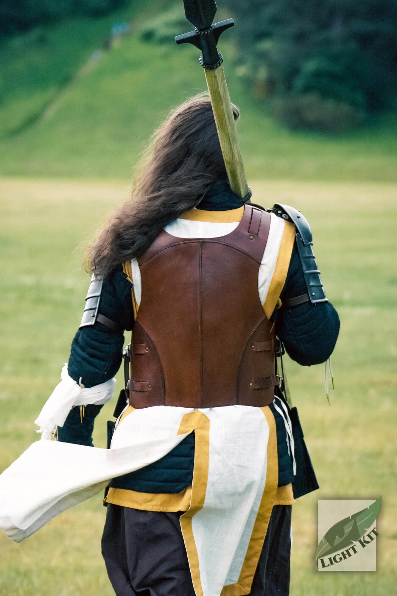 Merc Armour Set - Light Kit featuring a leather back design, ideal for mobility and durability in combat.