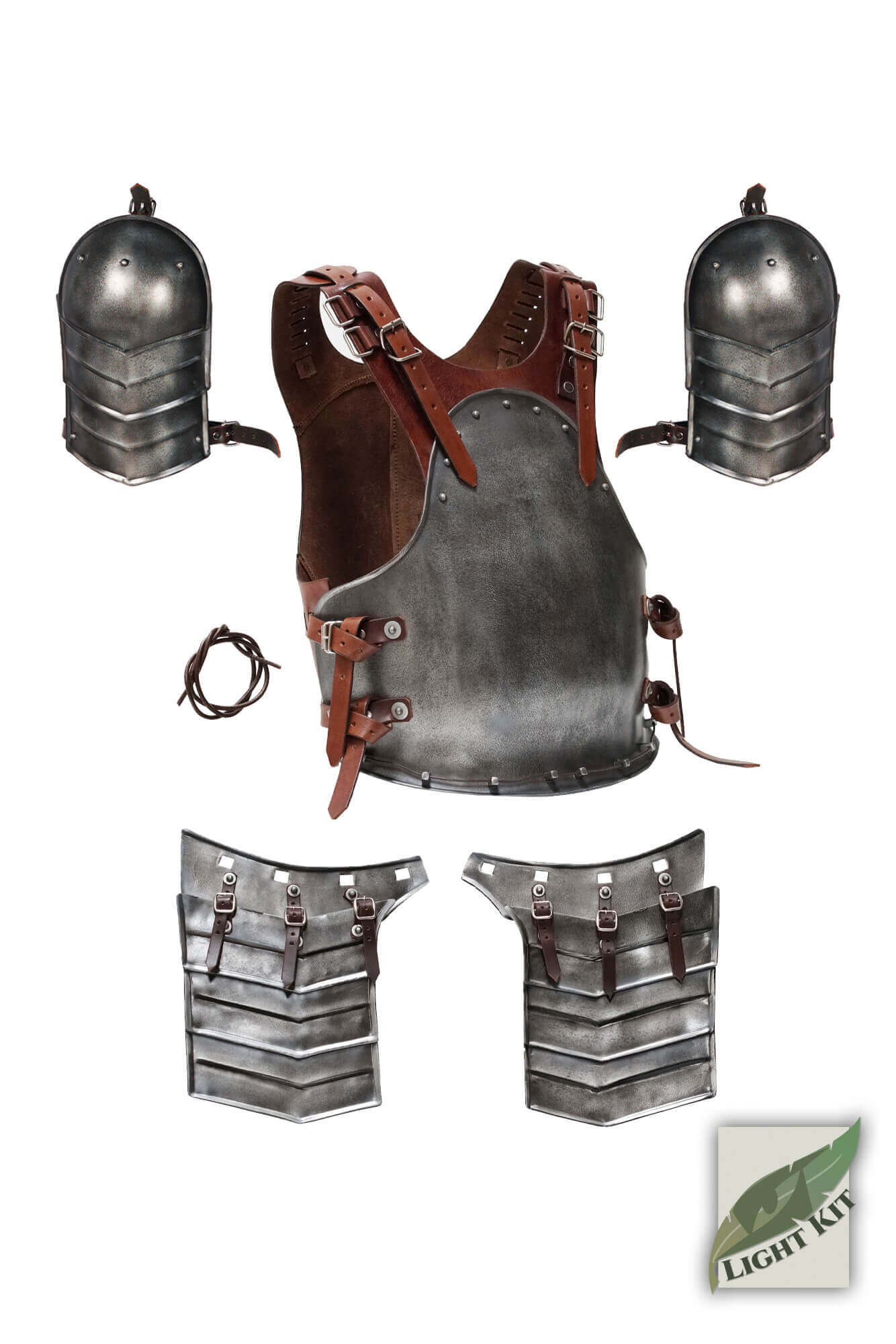 Merc Armour Set - Light Kit featuring flexible leather and polyurea foam armor for mobility and durability.