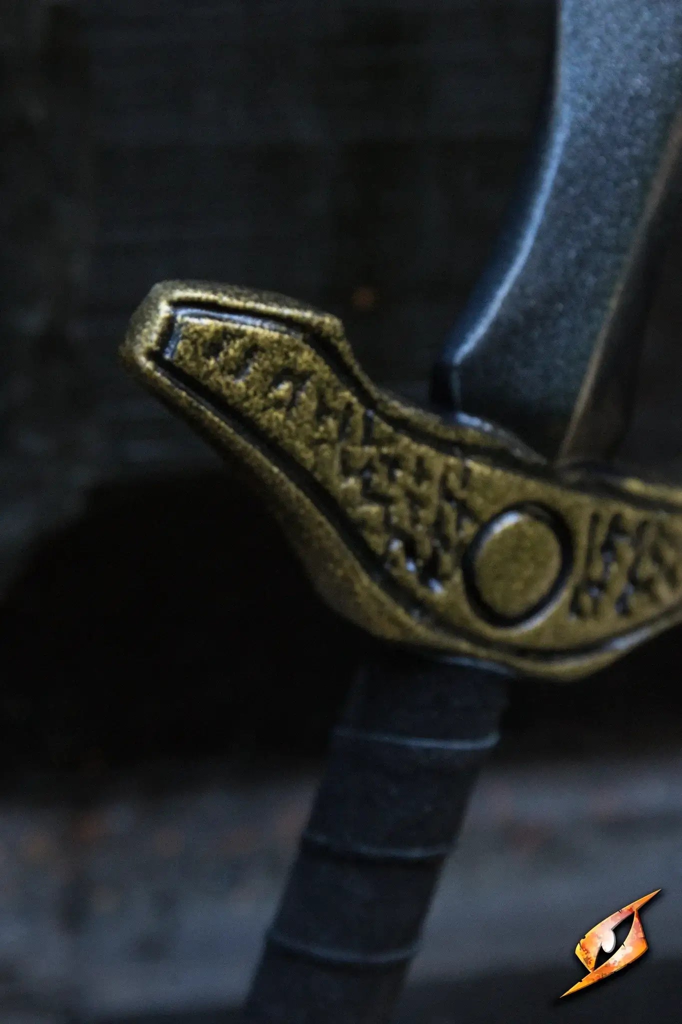 Adventure - 85 cm sword hilt detail showcasing intricate designs and durable craftsmanship.