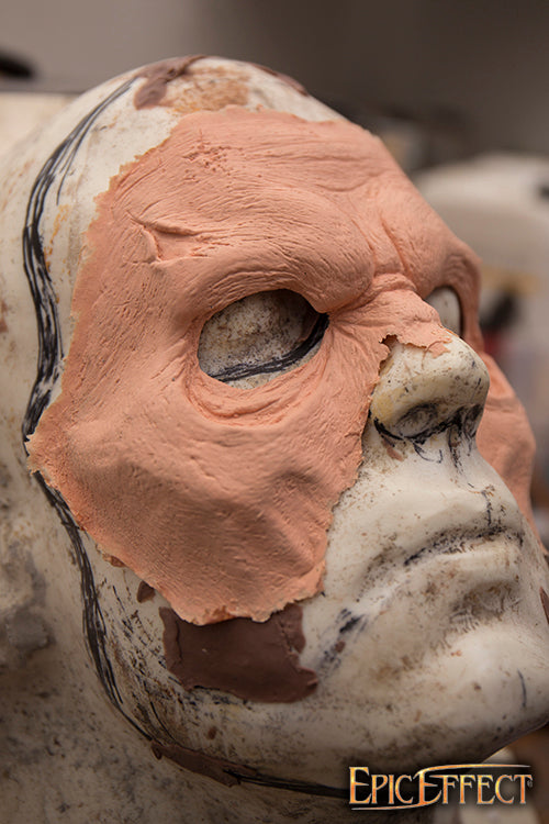 Zombie Brow latex prosthetic on a mannequin head, designed for undead makeup effects.