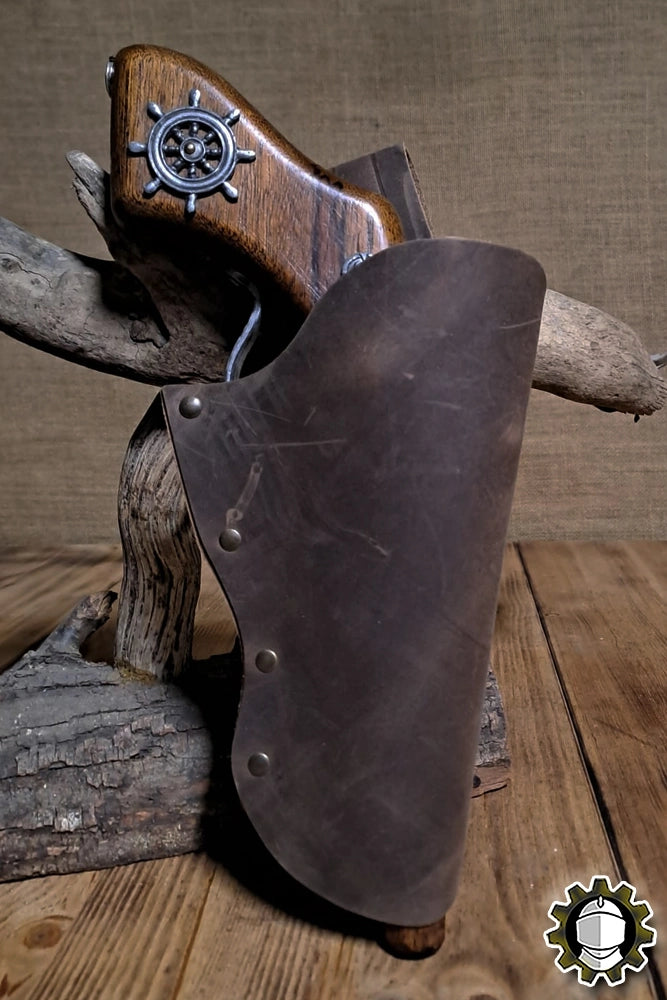 Holster Patrick (New Blood) side holster designed for security and quick access, featuring a sturdy leather loop.
