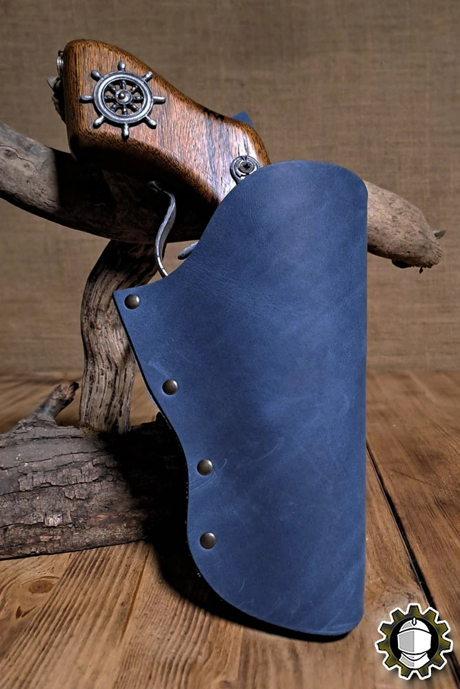 Holster Patrick (New Blood) side holster crafted from leather for secure weapon storage and accessibility.