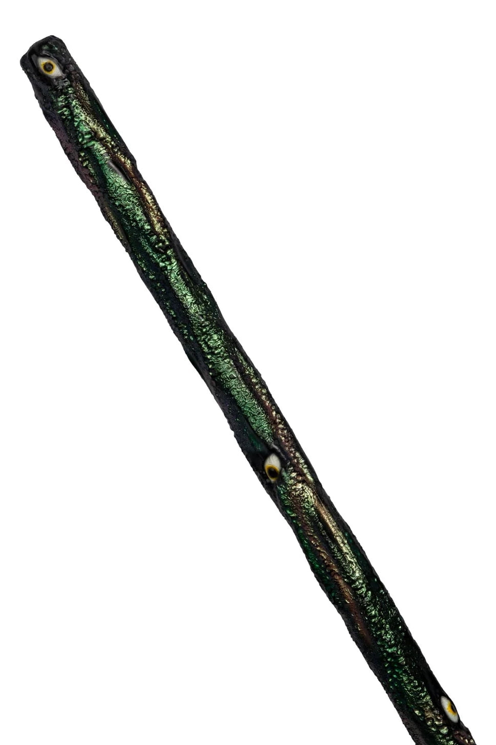 Pareiesite the Warlock Staff featuring intricate sculpting and Calimacil's ColorShift paint for a cosmic horror vibe.