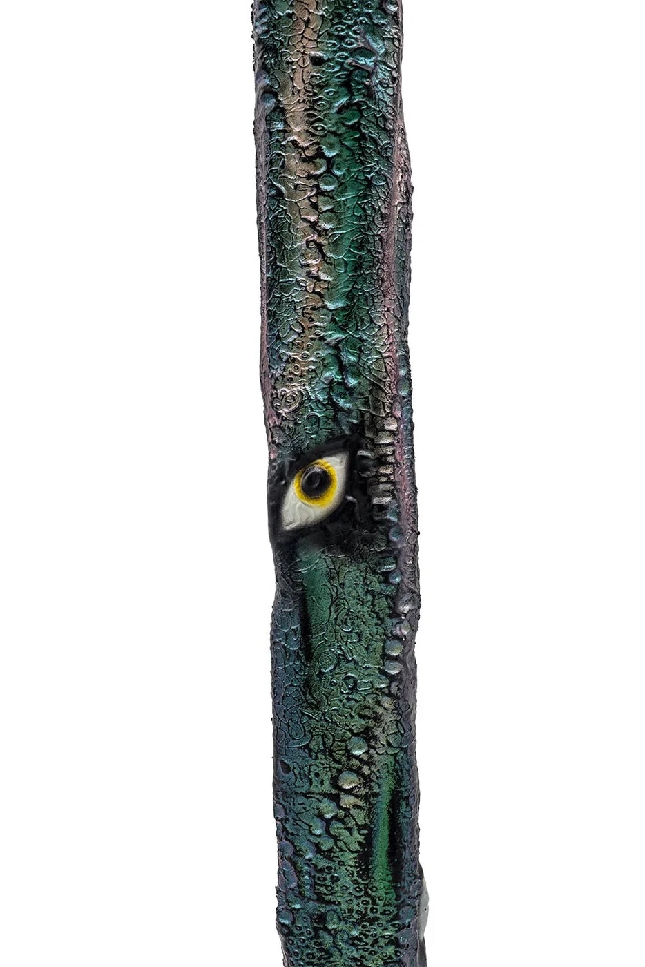 Pareiesite the Warlock Staff showcasing intricate cosmic horror design and eerie ColorShift paint.