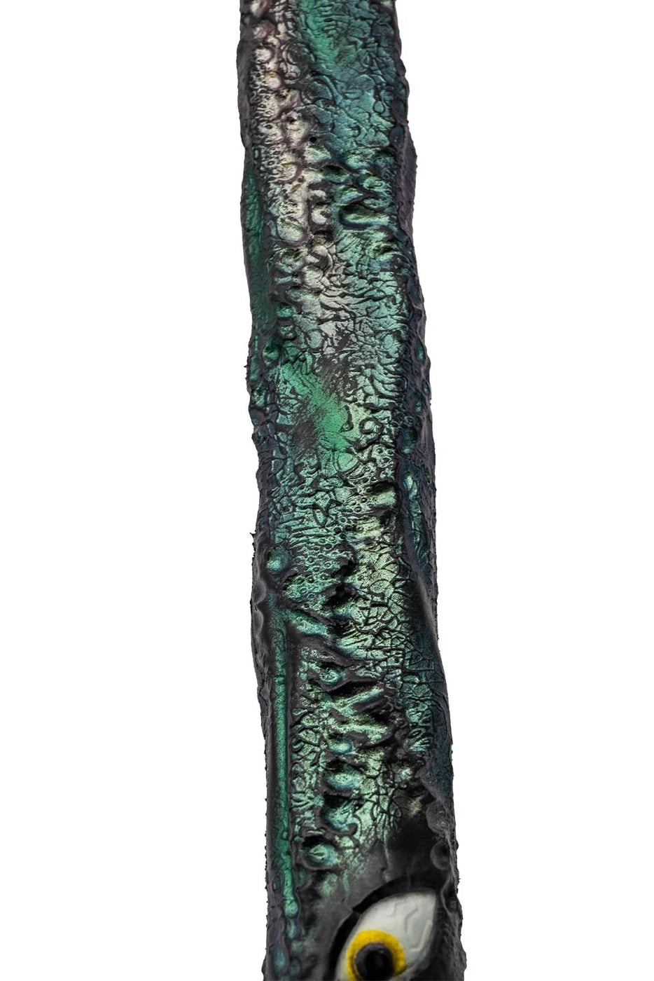 Pareiesite the Warlock Staff with intricate cosmic horror design, showcasing detailed eyes and eerie ColorShift paint.