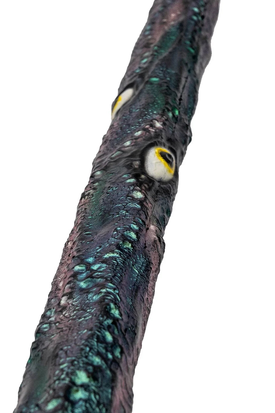 Pareiesite, the Warlock Staff, showcasing intricate eye-adorned sculpting and eerie ColorShift paint.