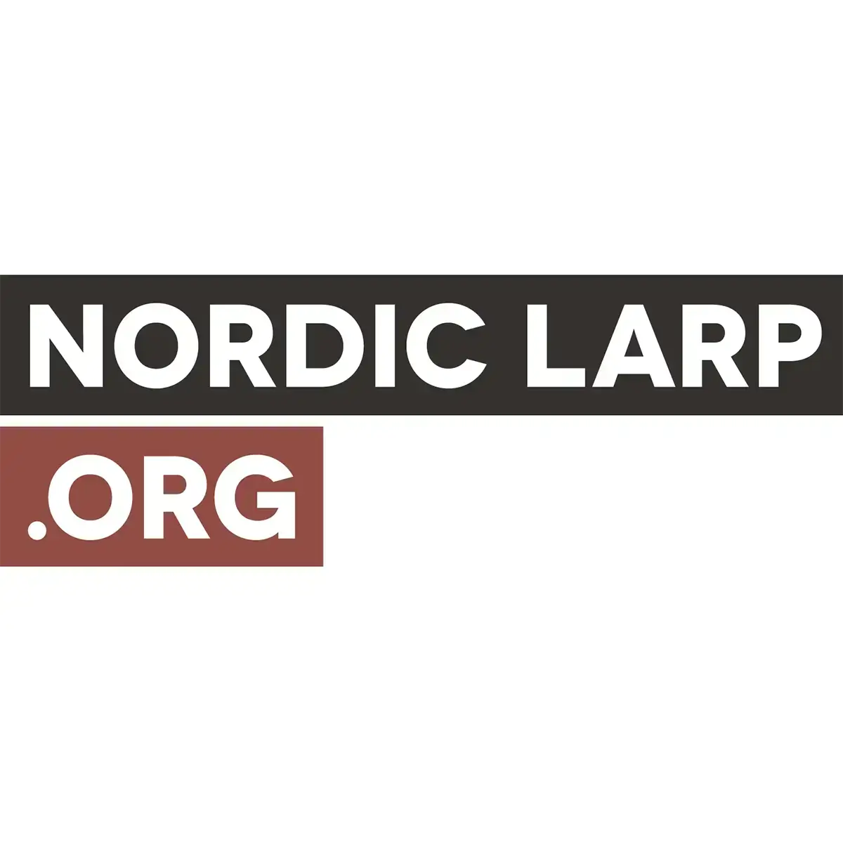 Logo of Nordic LARP, featuring the text 'NORDIC LARP .org' in bold typography.