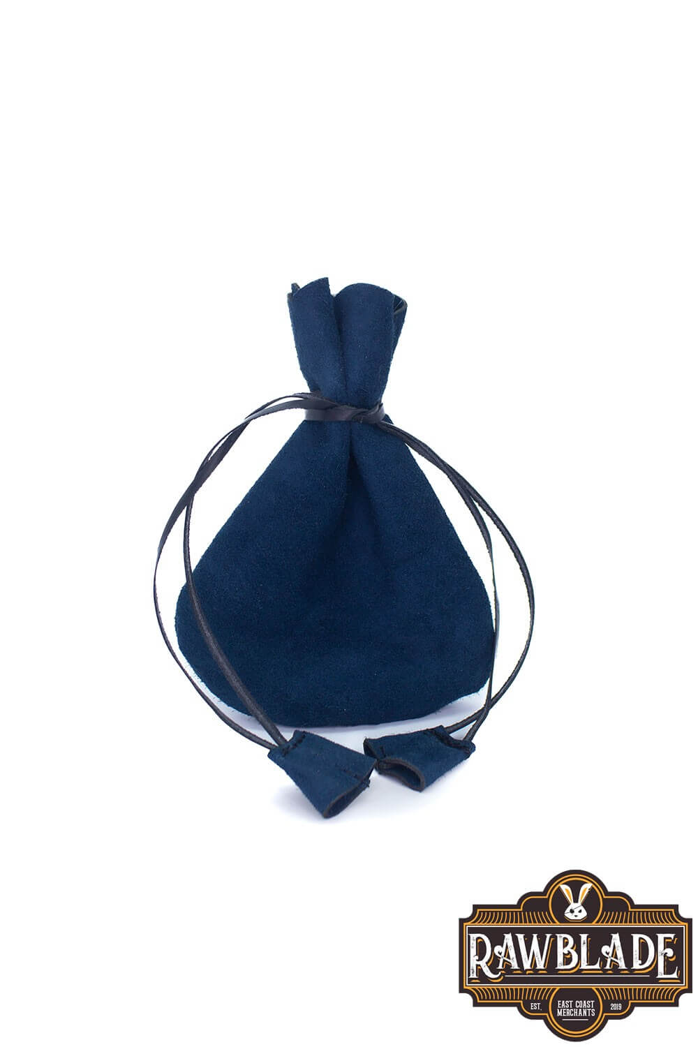Alentorn Coin Bag made of soft split leather with leather drawstrings, perfect for storing precious possessions.