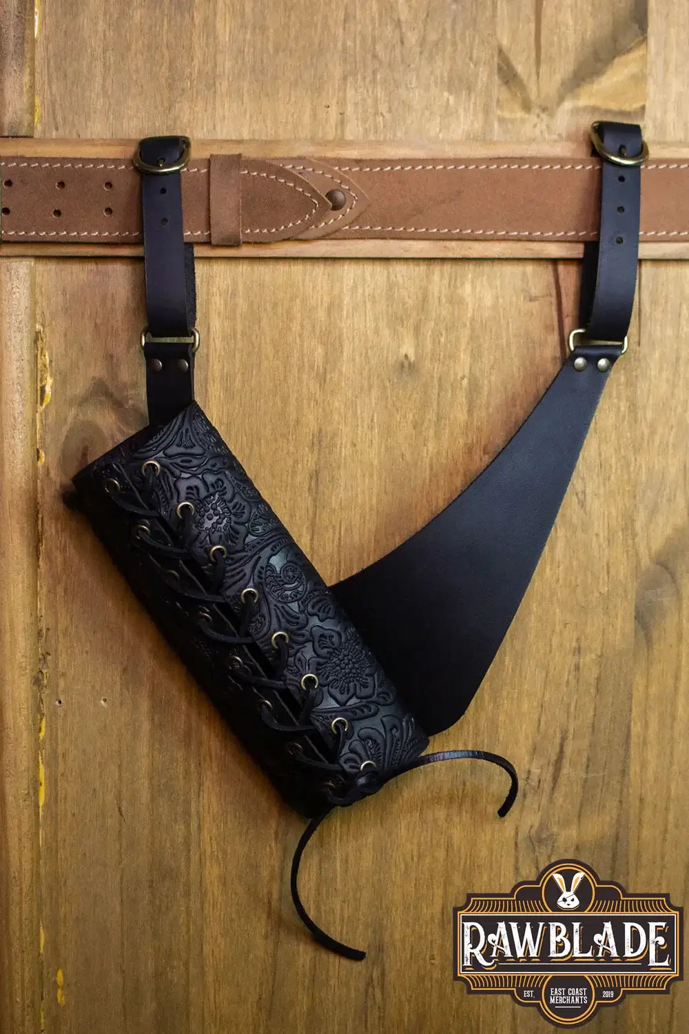 Breda Holder Deluxe made of high quality cow leather, adjustable with buckles, perfect for any sword.