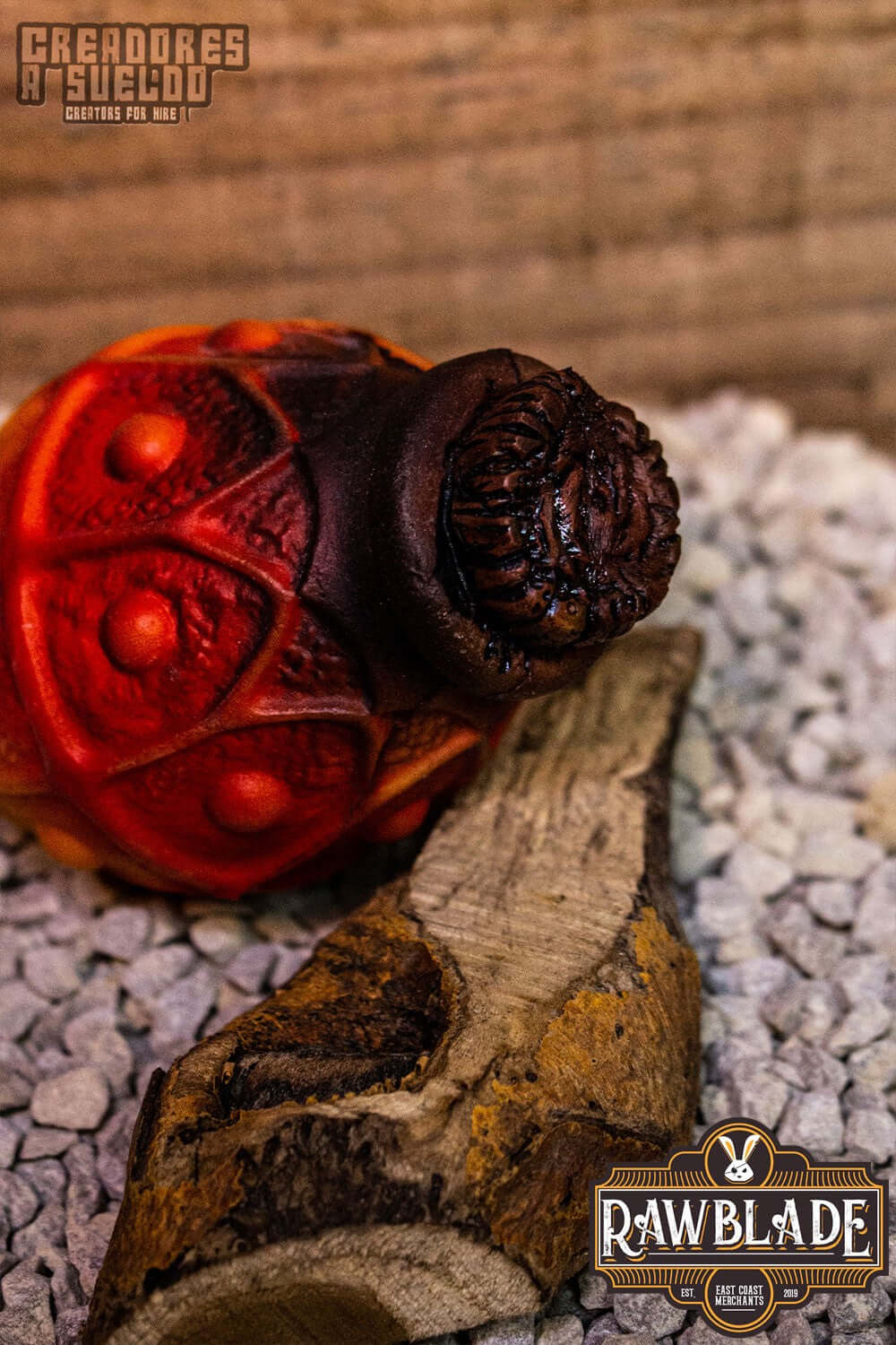 Alchemical Crock in vibrant red, crafted for alchemists, mages, and wizards, made of flexible polyurethane foam.