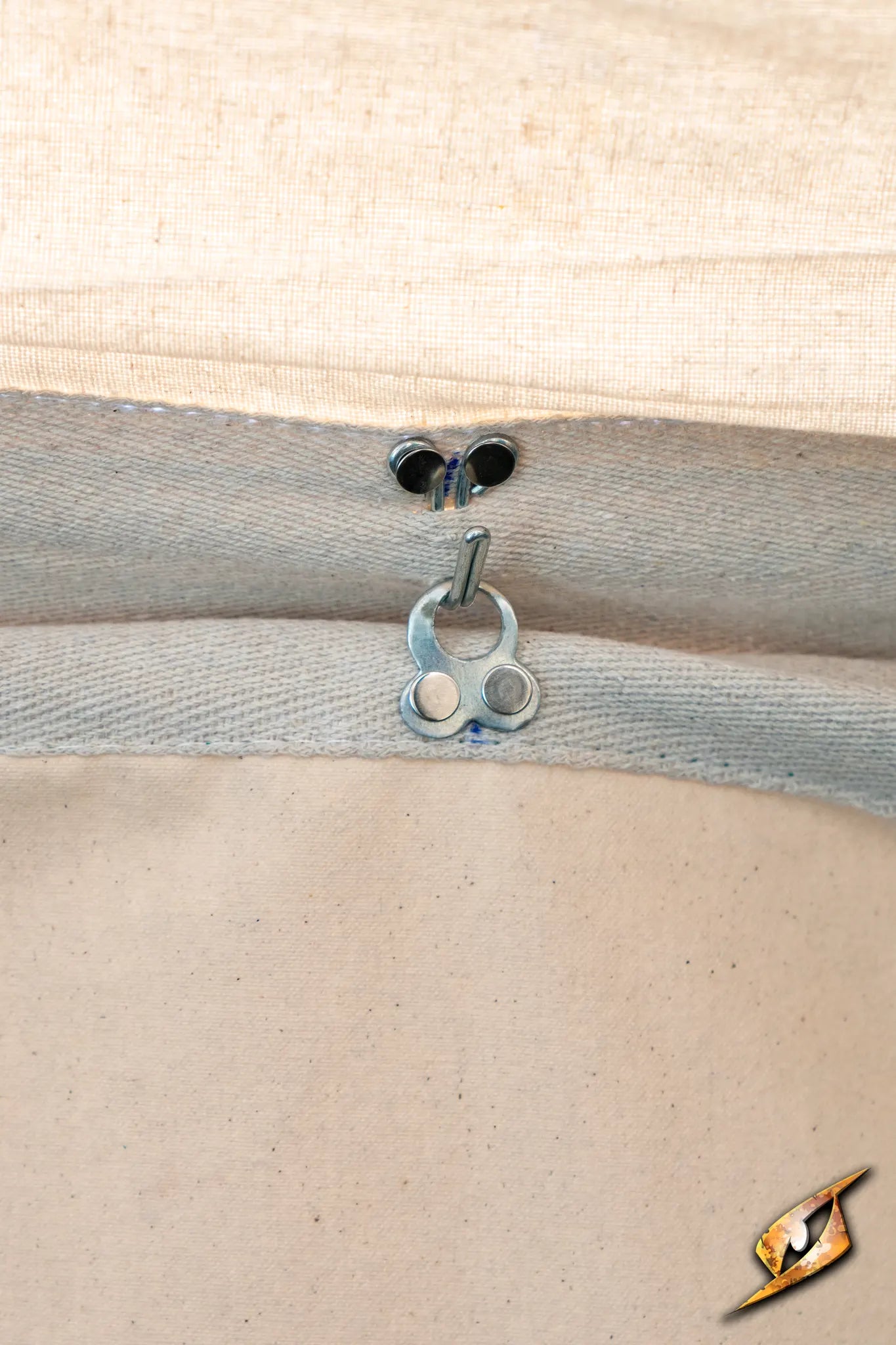 Close-up of the fastening mechanism on the Marquee Tent - 4x6m, showcasing its durable design and secure attachment.