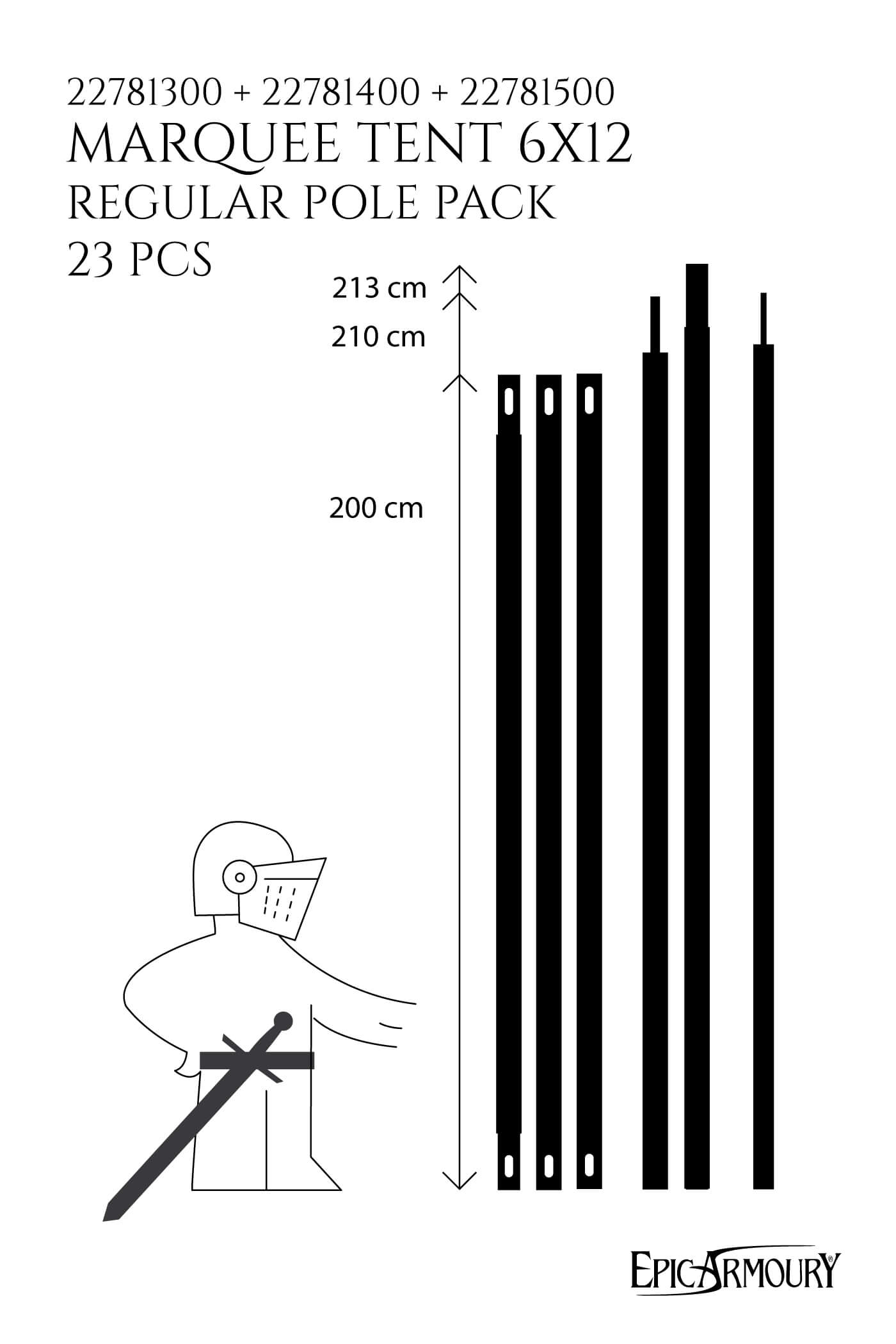 Marquee Tent Pole Pack