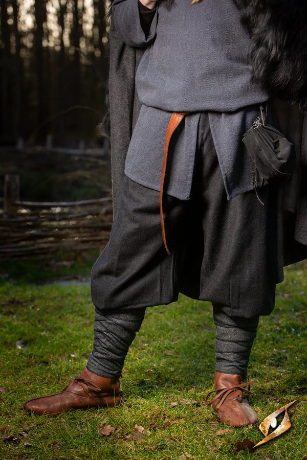 Pantalon viking Ull Rus en laine à chevrons 19 Pantalon viking Ull Rus – Noir