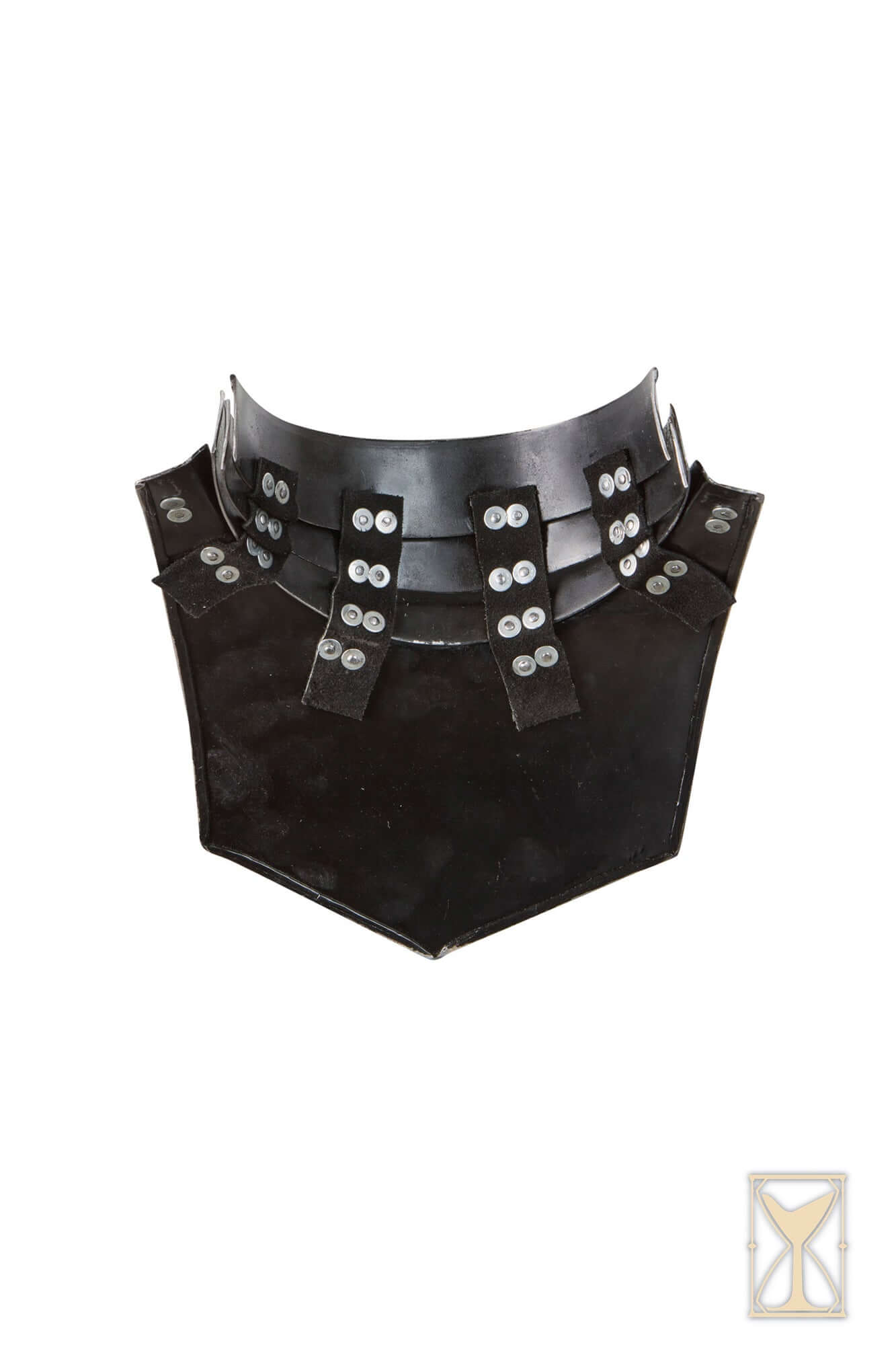 Landsknecht Gorget - 1.6mm - Yoremade, protective collar for battlefield use with articulated design.