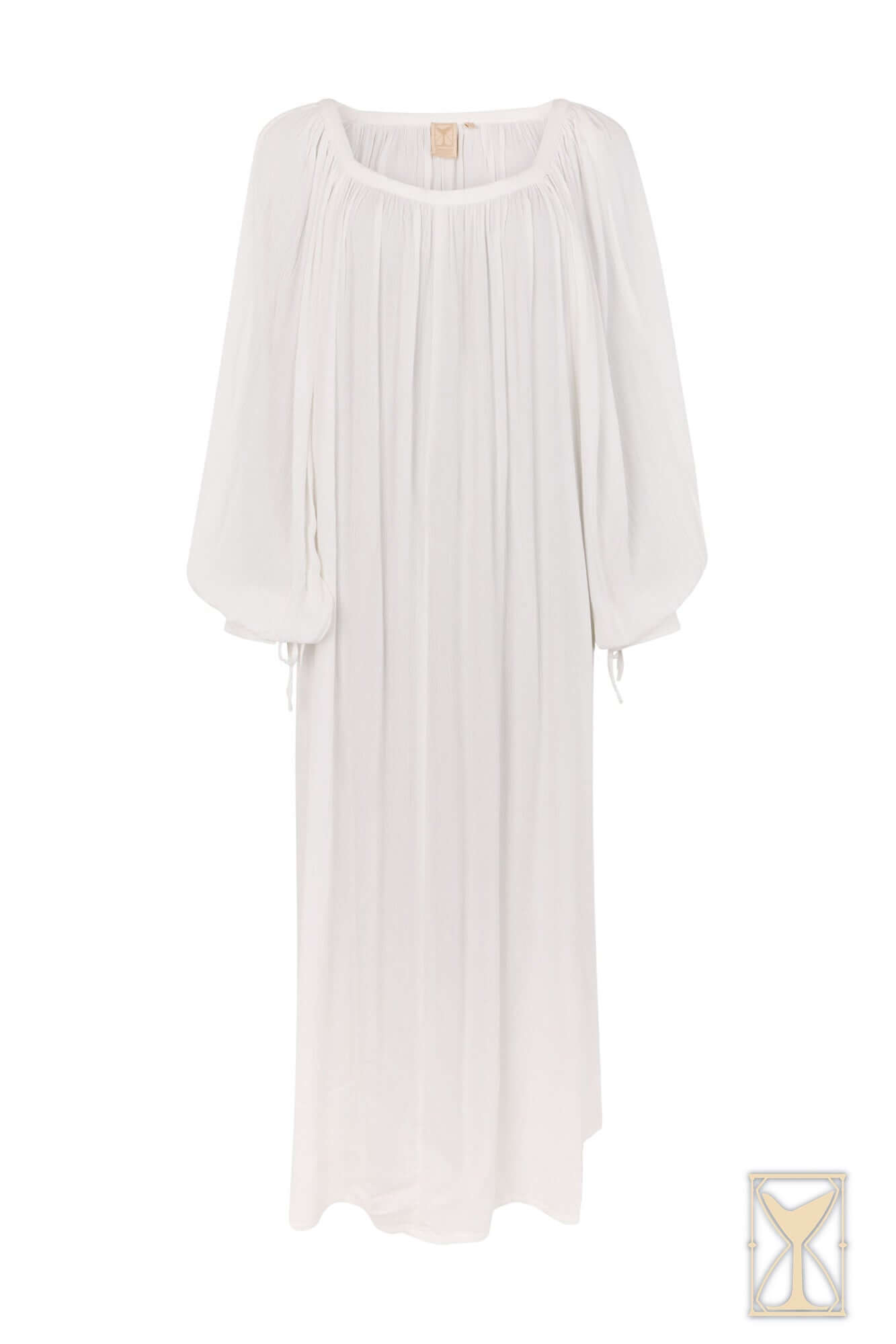 Shift Giulia historical costume garment in white, ideal for layering under outfits.