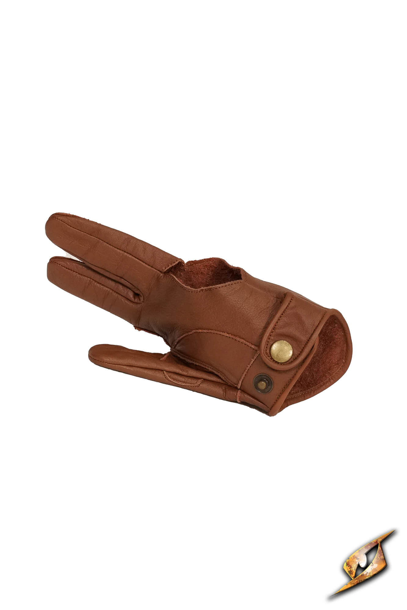 Archery Half-glove made of high-quality leather, designed for optimal protection and dexterity for archers.