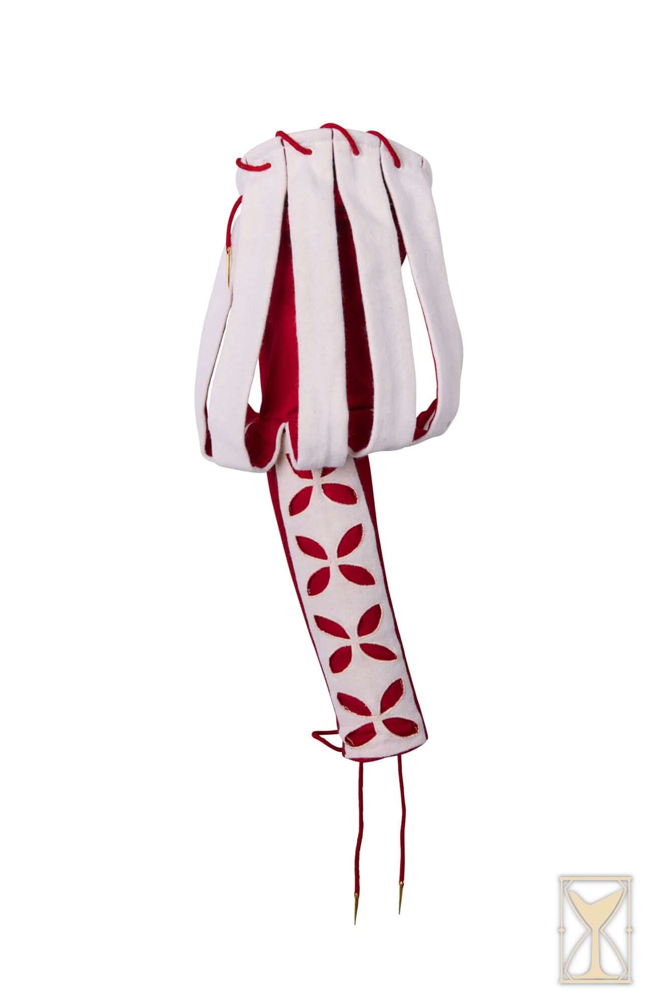 Landsknecht Bloom Sleeve featuring structured elegance with puffed upper and decorative petal motif on lower sleeve.