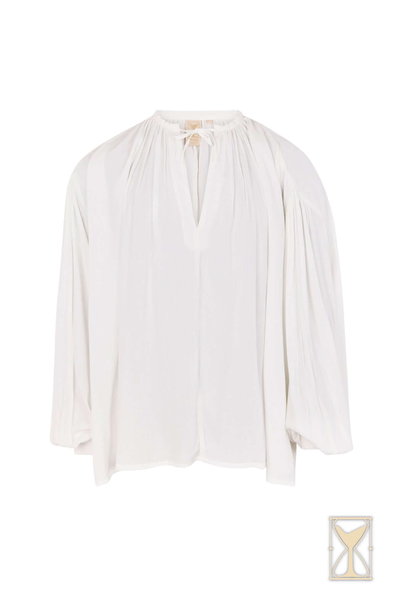 Shirt Bartholomew relaxed-fit shirt for LARP, featuring adjustable design and classic late Middle Ages style.
