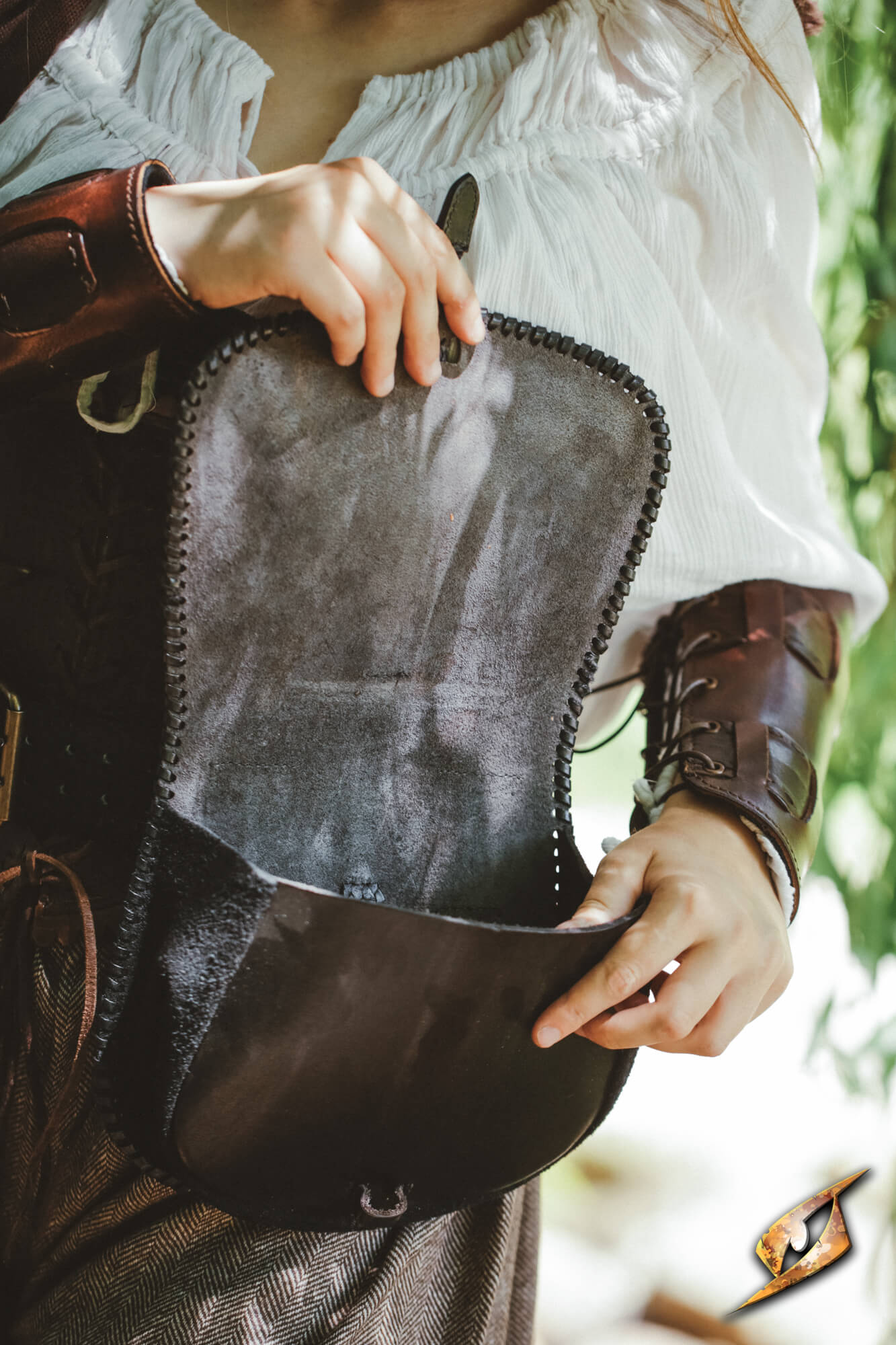 Medieval Laced Pouch - Large