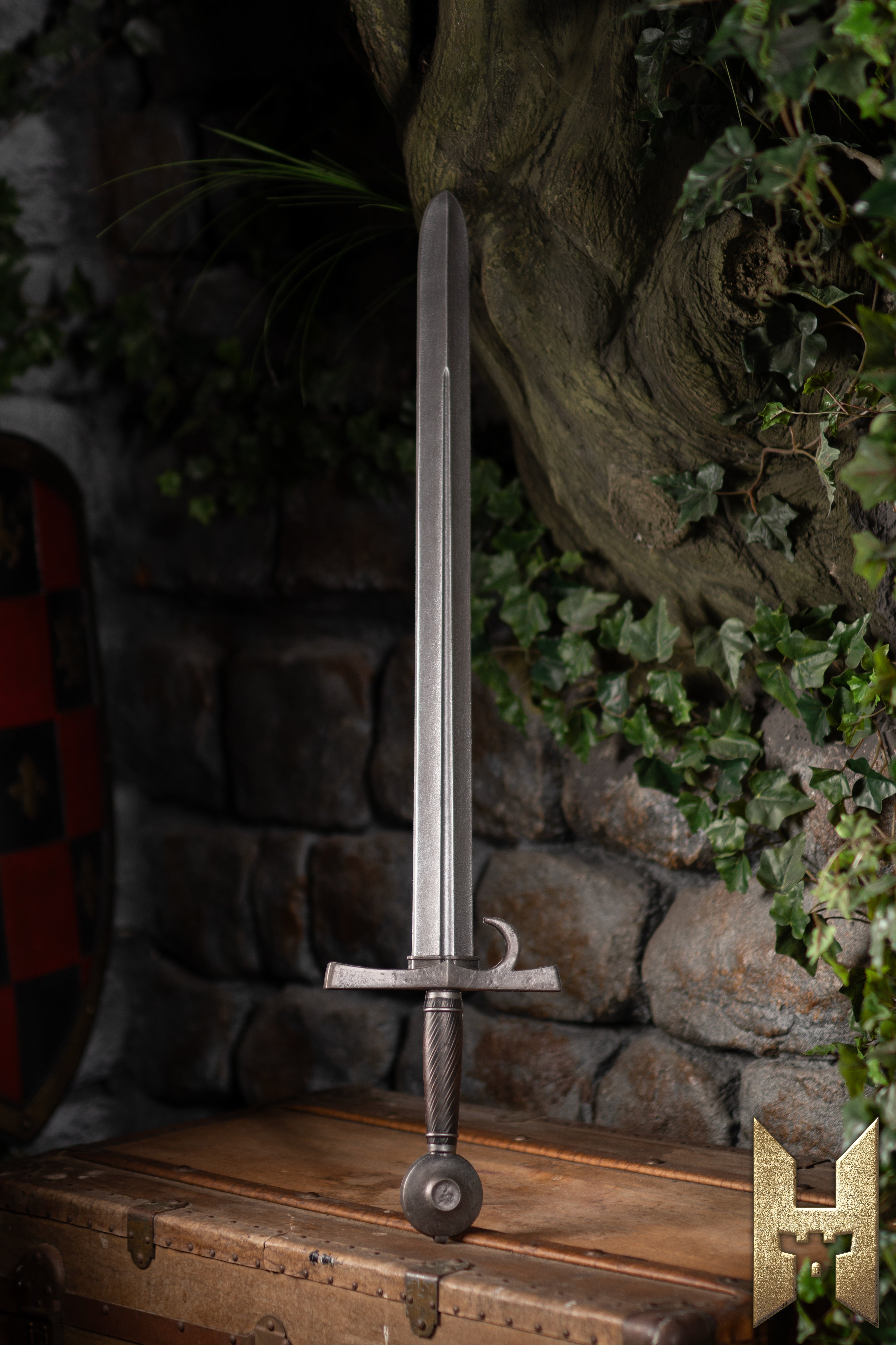 32770250 01 Milanese Sword   Steel Steel  91Cm