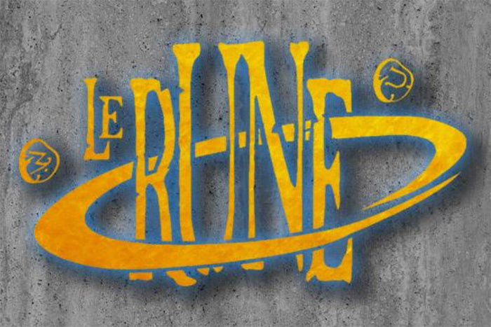 Le Rune logo with stylized yellow letters against a blue glow.