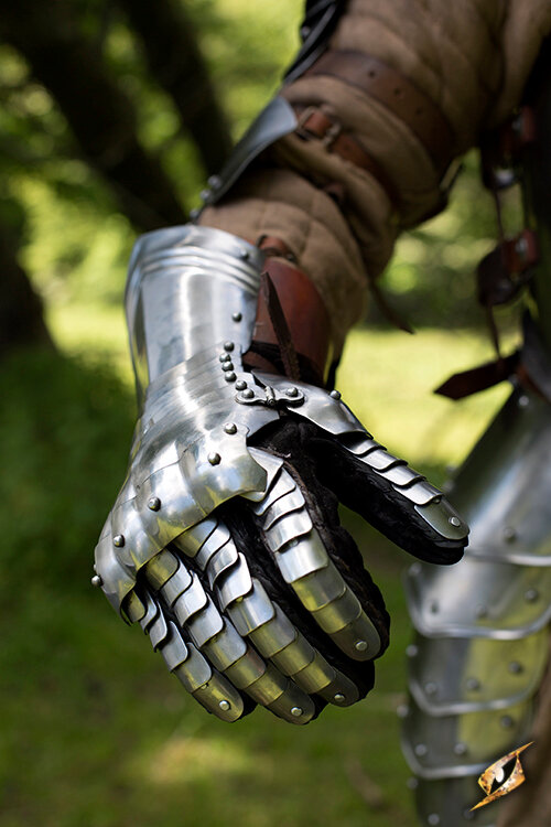 Metal gauntlets on sale