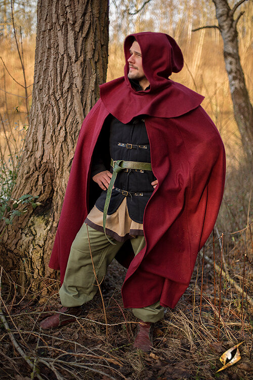 Mens winter cloak with on sale hood