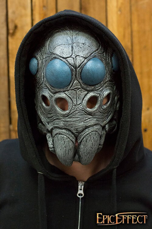 Spider Trophy Mask - Steel/Bl - One-Size - Epic Armoury